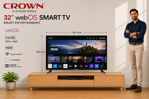 CROWN 32" INCH 4K webOS TV