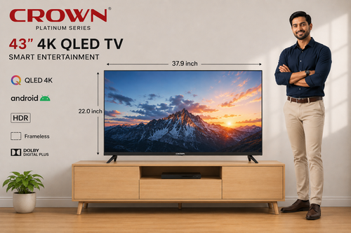 CROWN 43" 4K Smart TV