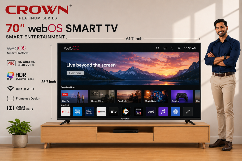 CROWN 70" 4K webOS TV